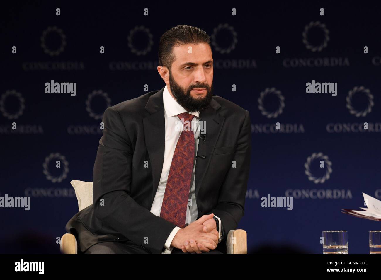 H E Ahmed Al Sharaa Attends The 2025 Concordia Annual Summit At h-e-ahmed-al-sharaa-attends-the-2025-concordia-annual-summit-at