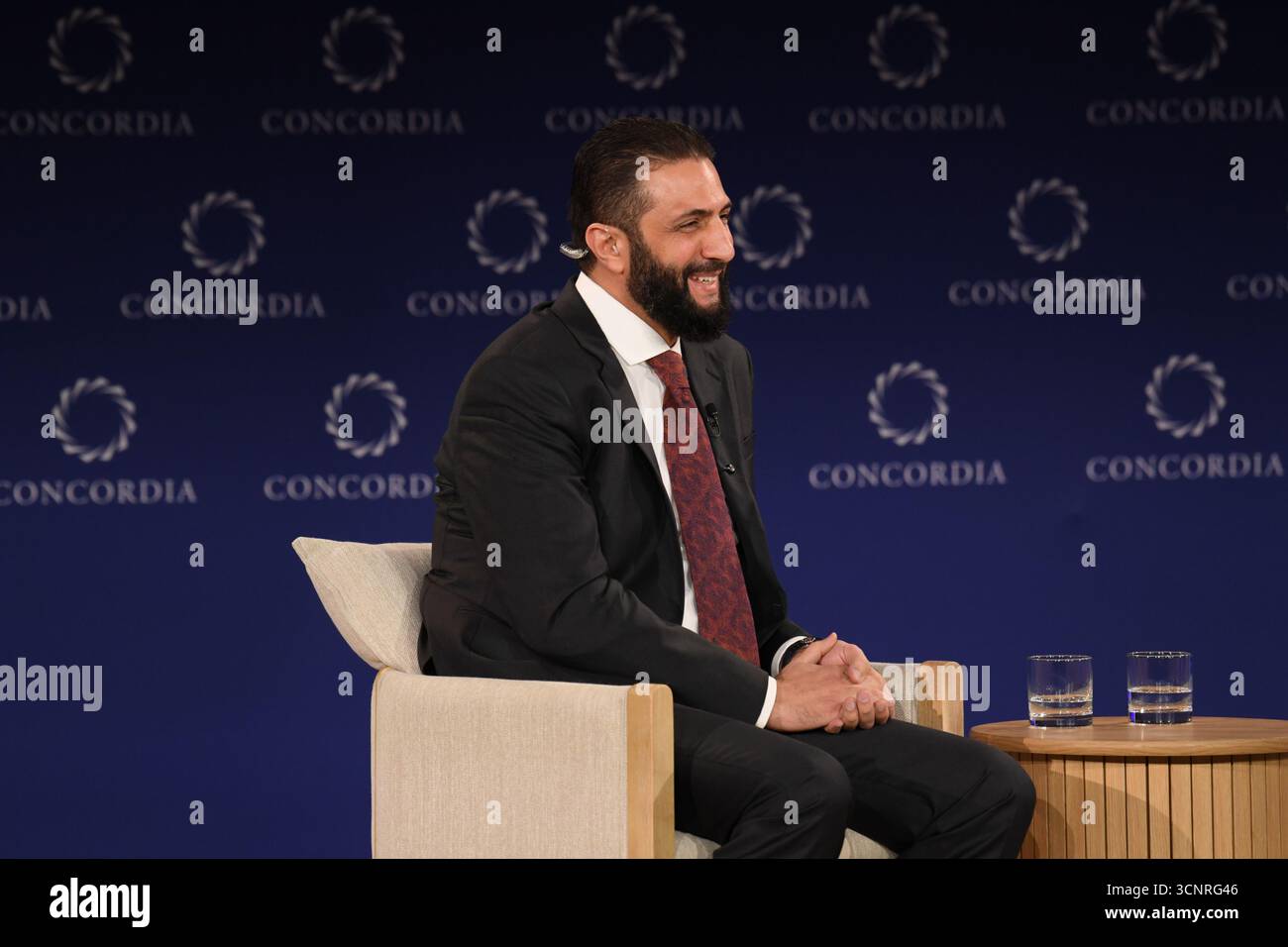 H E Ahmed Al Sharaa Attends The 2025 Concordia Annual Summit At h-e-ahmed-al-sharaa-attends-the-2025-concordia-annual-summit-at
