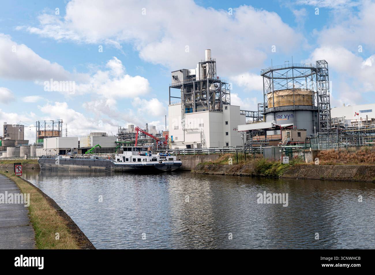 Jemeppe sur Sambre Belgium September 2025 Ineos Inovyn chemical plant ...