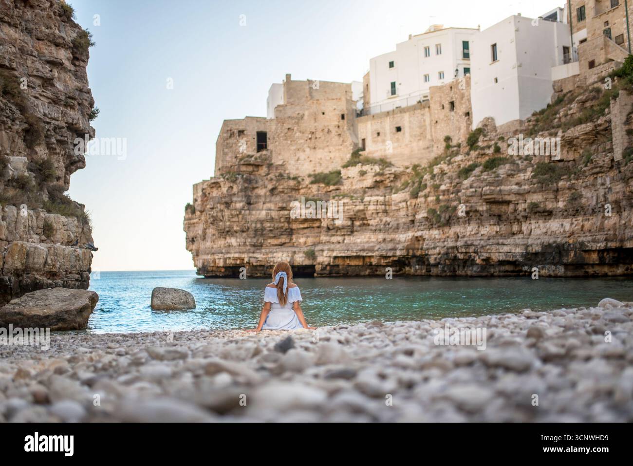 Peaceful scene polignano mare hi-res stock photography and images - Alamy