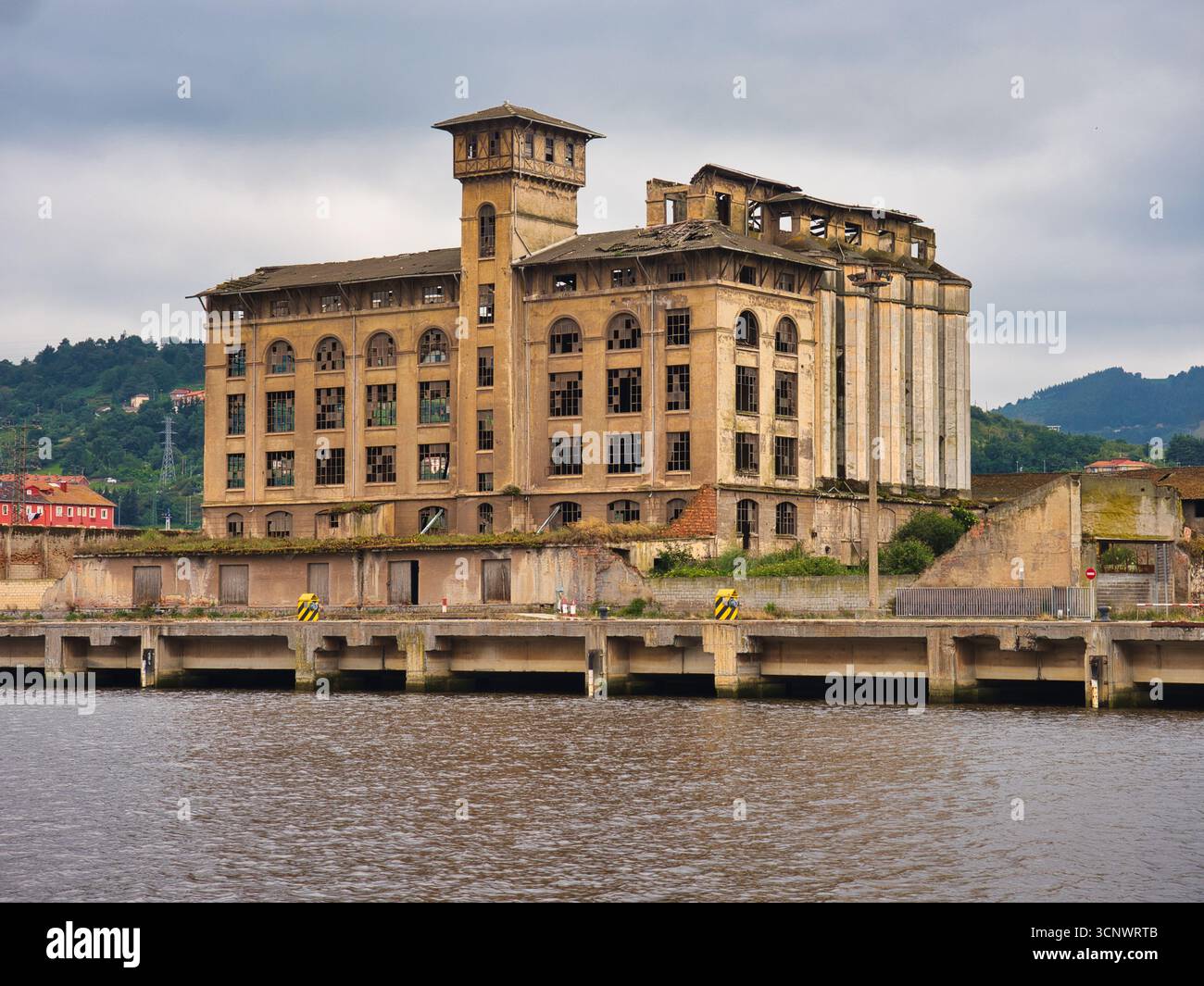 Abandoned old factory by the Bilbao river. - The abandoned Forjas de ...