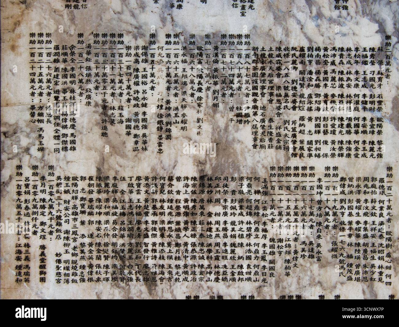 Asian characters written on paper, full frame - Close-up full frame of ...