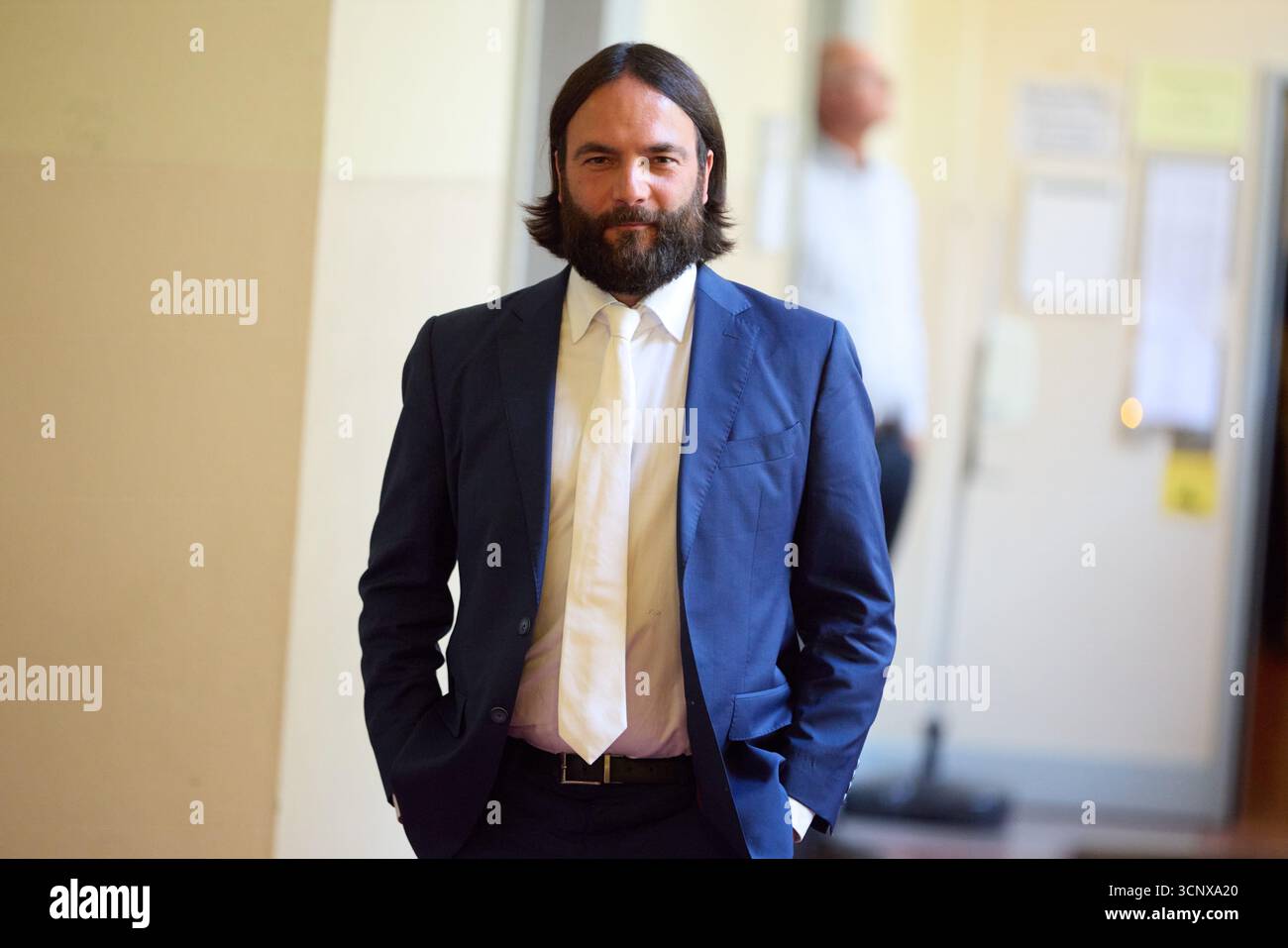 23 September 2025, Hamburg: Lawyer Ingo Bott, Block's defense attorney ...