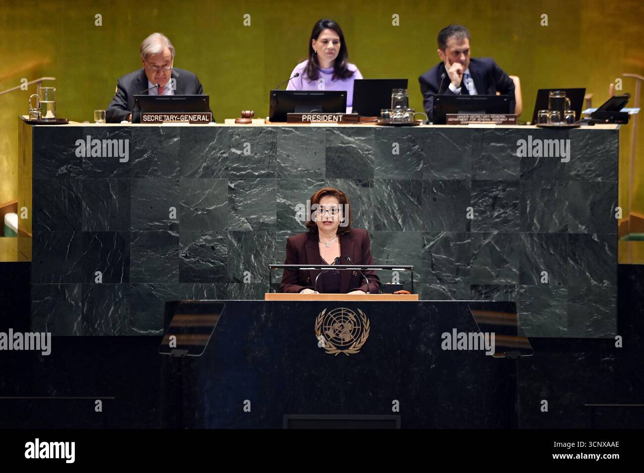 250923 UNITED NATIONS Sept 23 2025 Xinhua Sima Bahous 250923-united-nations-sept-23-2025-xinhua-sima-bahous
