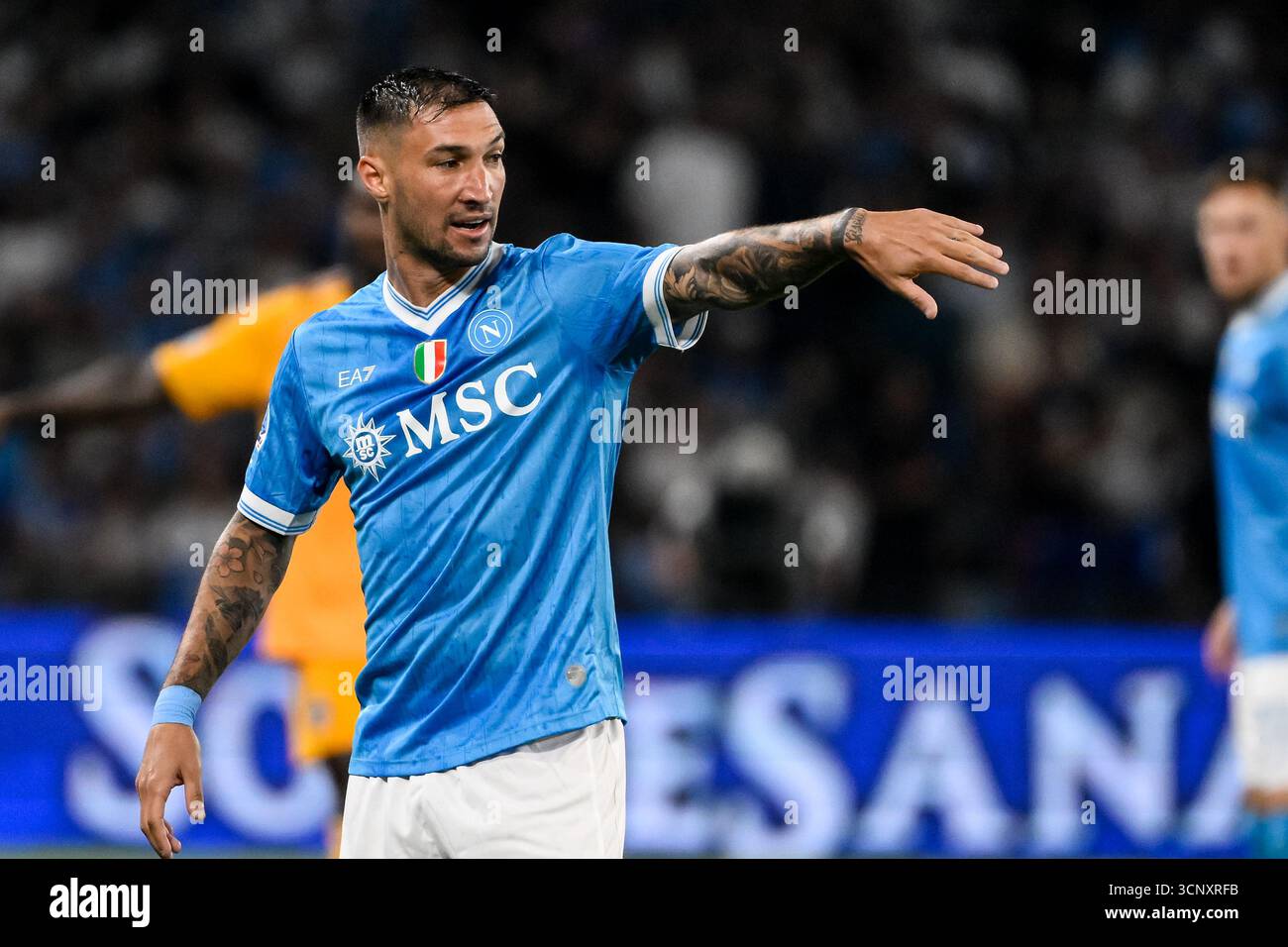 Politano Matteo Politano of SSC Napoli gestures during the Serie A 2025/2026 ...