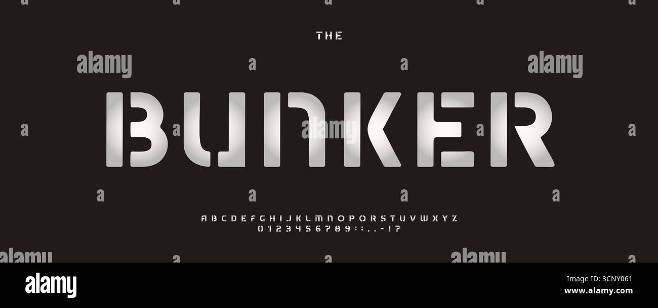 The bunker movie Stock Vector Images - Alamy, image size:1300x610