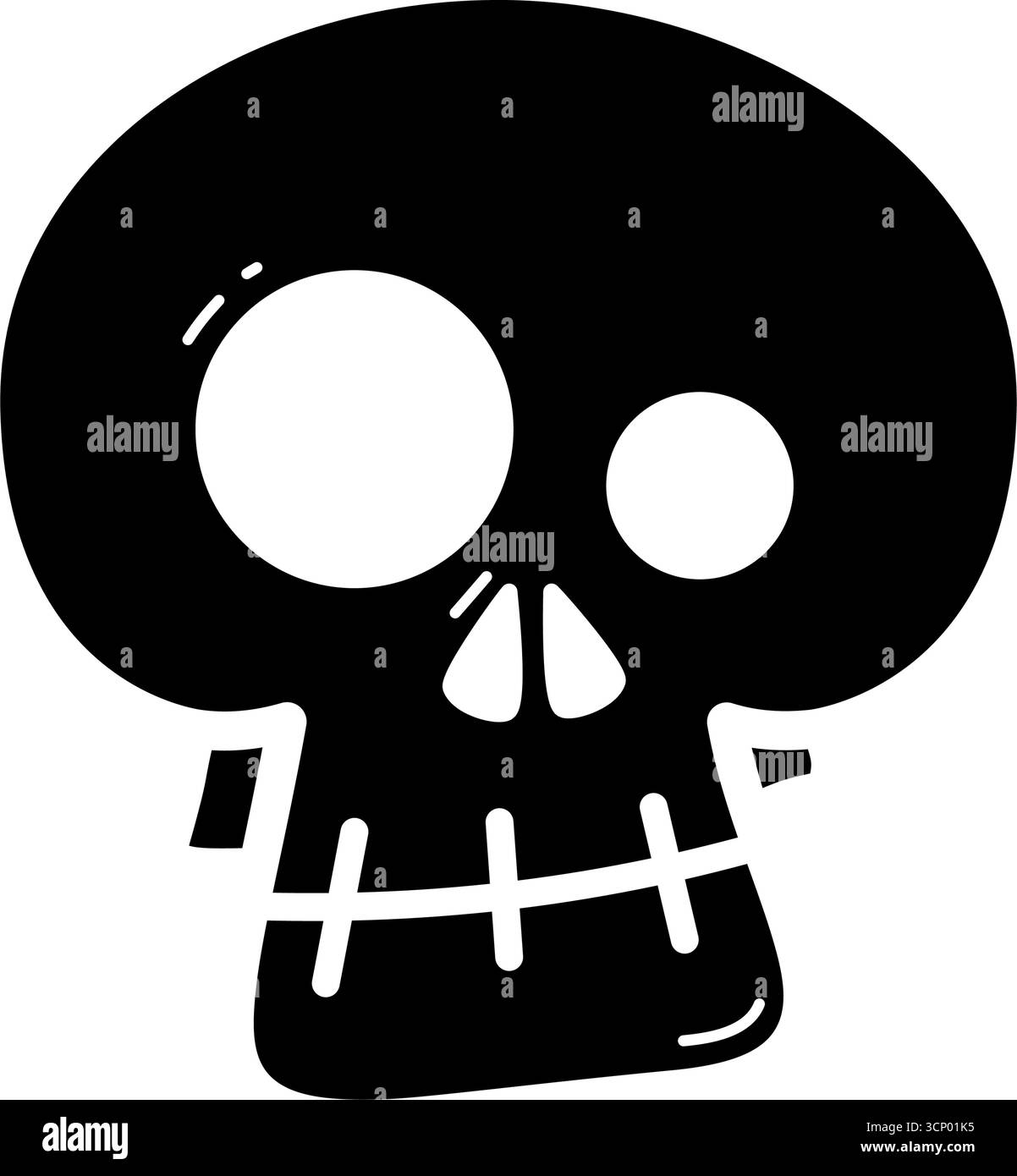 Human skull icon - vector icon Stock Vector Image & Art - Alamy