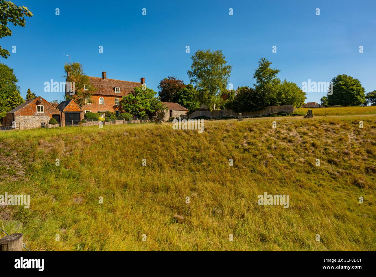 The stone circle at Avebury Stock Photo