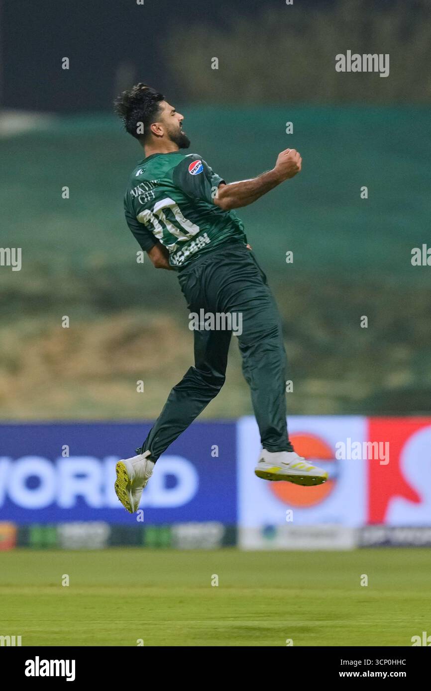 during the Asia Cup Cricket match between Pakistan and Sri Lanka at ...