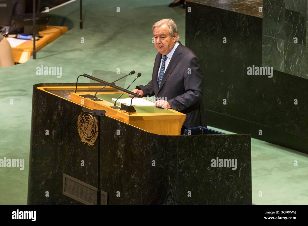 United Nations General Assembly at UN Headquarters in New York City ...