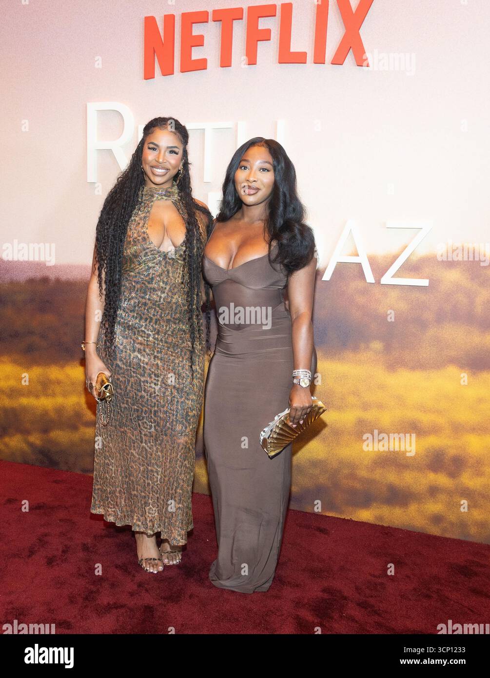 Sep 23, 2025; Atlanta, GA, USA; Lex P and Drea Nicole of the Pour Minds