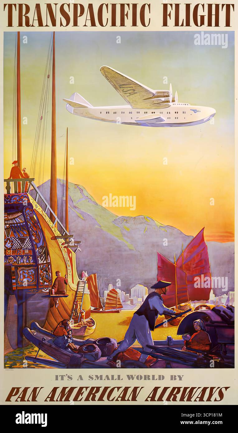 Pan am poster hi-res stock photography and images - Alamy