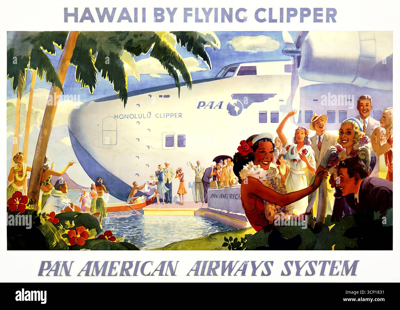 Pan am poster hi-res stock photography and images - Alamy