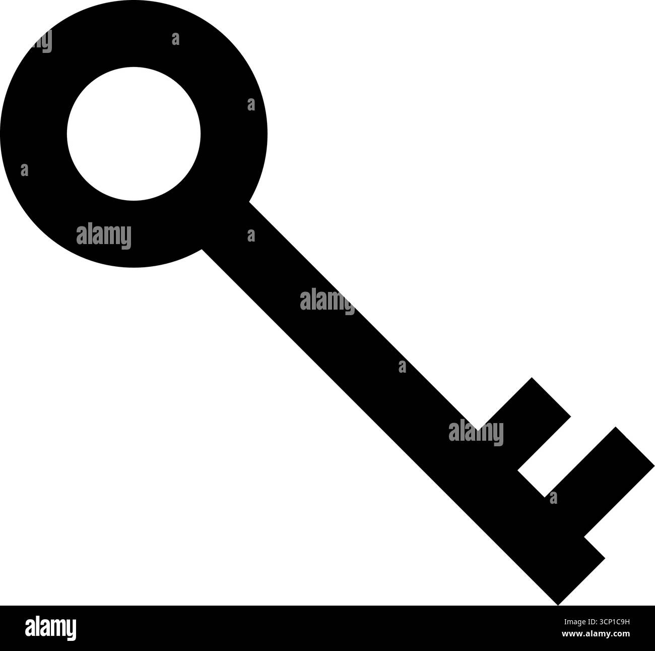 old key – simple vector icon Stock Vector Image & Art - Alamy