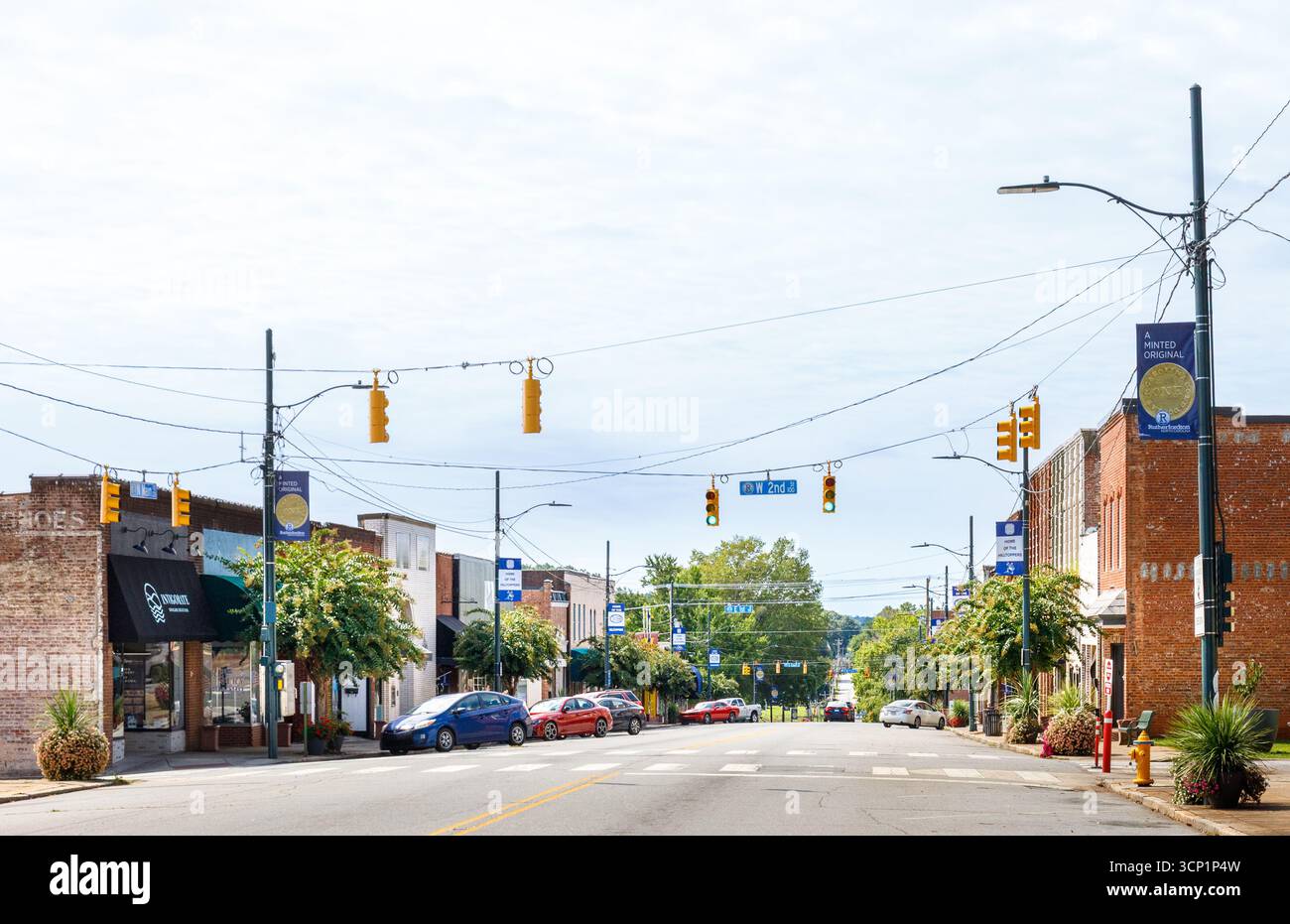 Rutherfordton Rutherfordton, North Carolina, USA-7 September 2025: Wide angle view ...