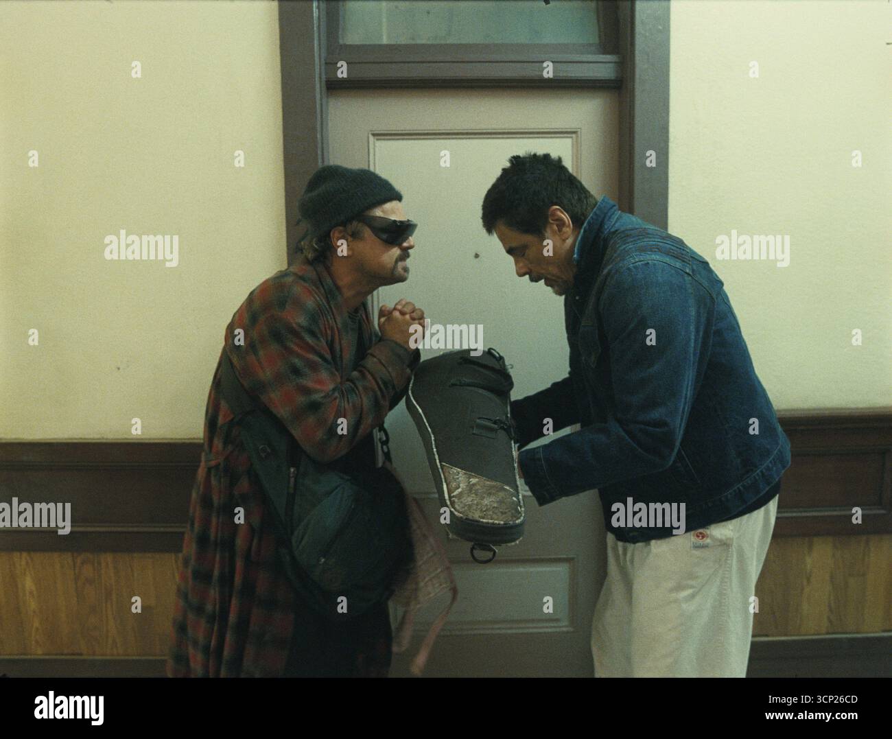 RELEASE DATE: September 26, 2025 TITLE: One Battle After Another STUDIO: Warner Bros. Studios DIRECTOR: Paul Thomas Anderson PLOT: When their evil enemy resurfaces after 16 years, a group of ex-revolutionaries reunite to rescue one of their own's daughter. STARRING: Leonardo DiCaprio as as Bob Fergusonas, and Benicio Del Toro as Sensai Sergio EDITORIAL USAGE ONLY! Not for Commercial USAGE! Stock Photo