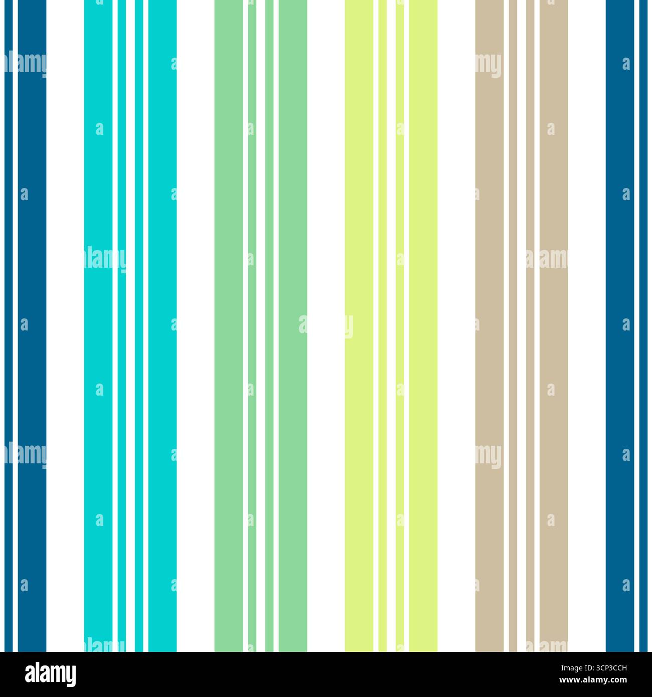 Vertical stripes pattern. Repeating seamless design with bold and subtle colors. Stock Vector