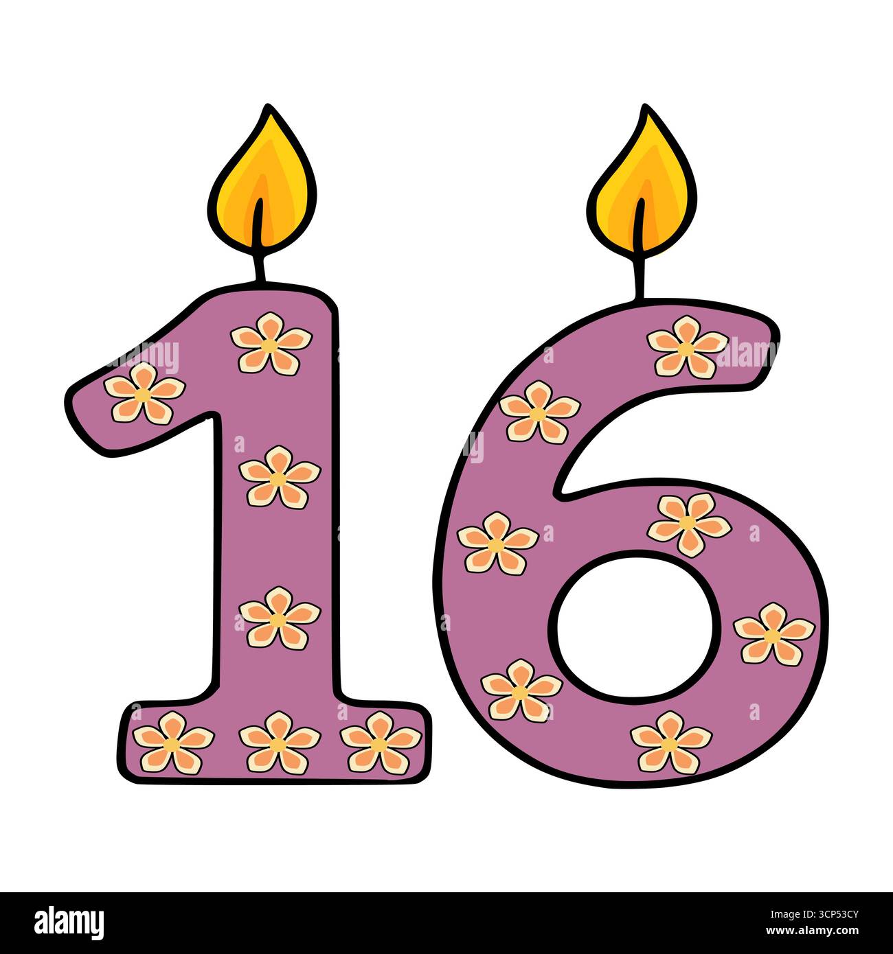 Sixteen candles Cut Out Stock Images \u0026 Pictures - Alamy, image size:1300x1390