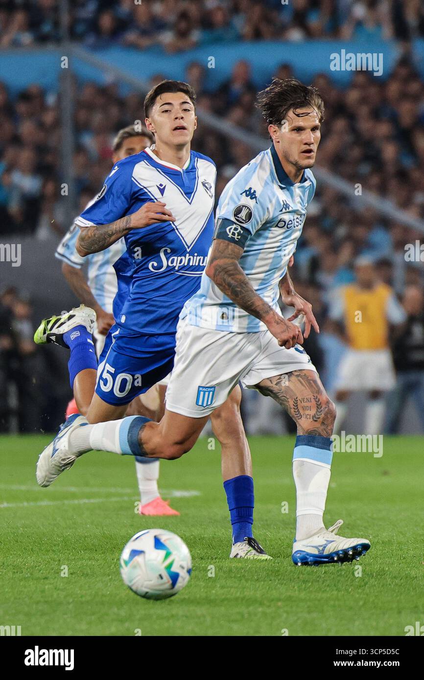 Zucullini Racing BUENOS AIRES, ARGENTINA - SEPTEMBER 23: Bruno Zuculini of Racing Club ...