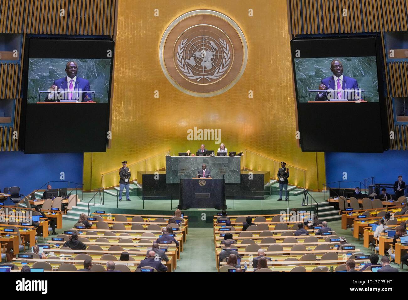 Kenya President William Ruto addresses the 80th session of the United ...