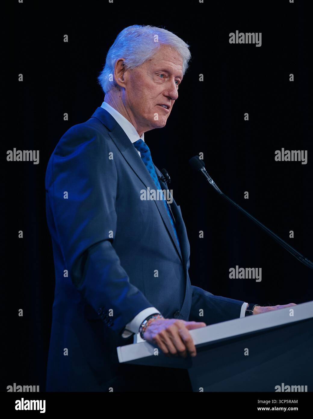 Former U.S. President Bill Clinton speaks during the Clinton Global ...