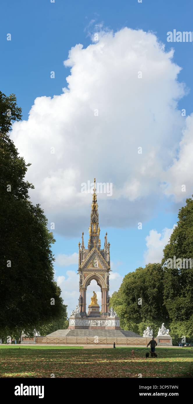 Prince Albert memorial, London, England. Stock Photo