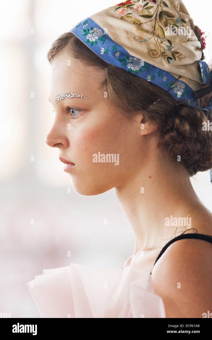 A model walks the runway at the Antonio Marras fashion show during the ...