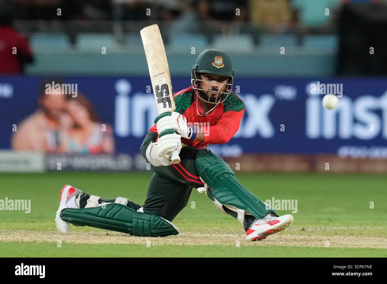 Bangladesh's Parvez Hossain Emon plays a shot during the Asia Cup ...