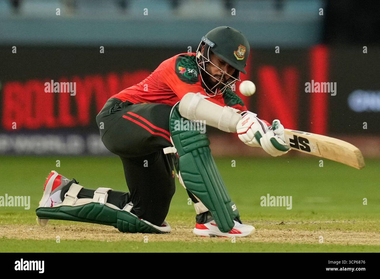 Bangladesh's Parvez Hossain Emon plays a shot during the Asia Cup ...