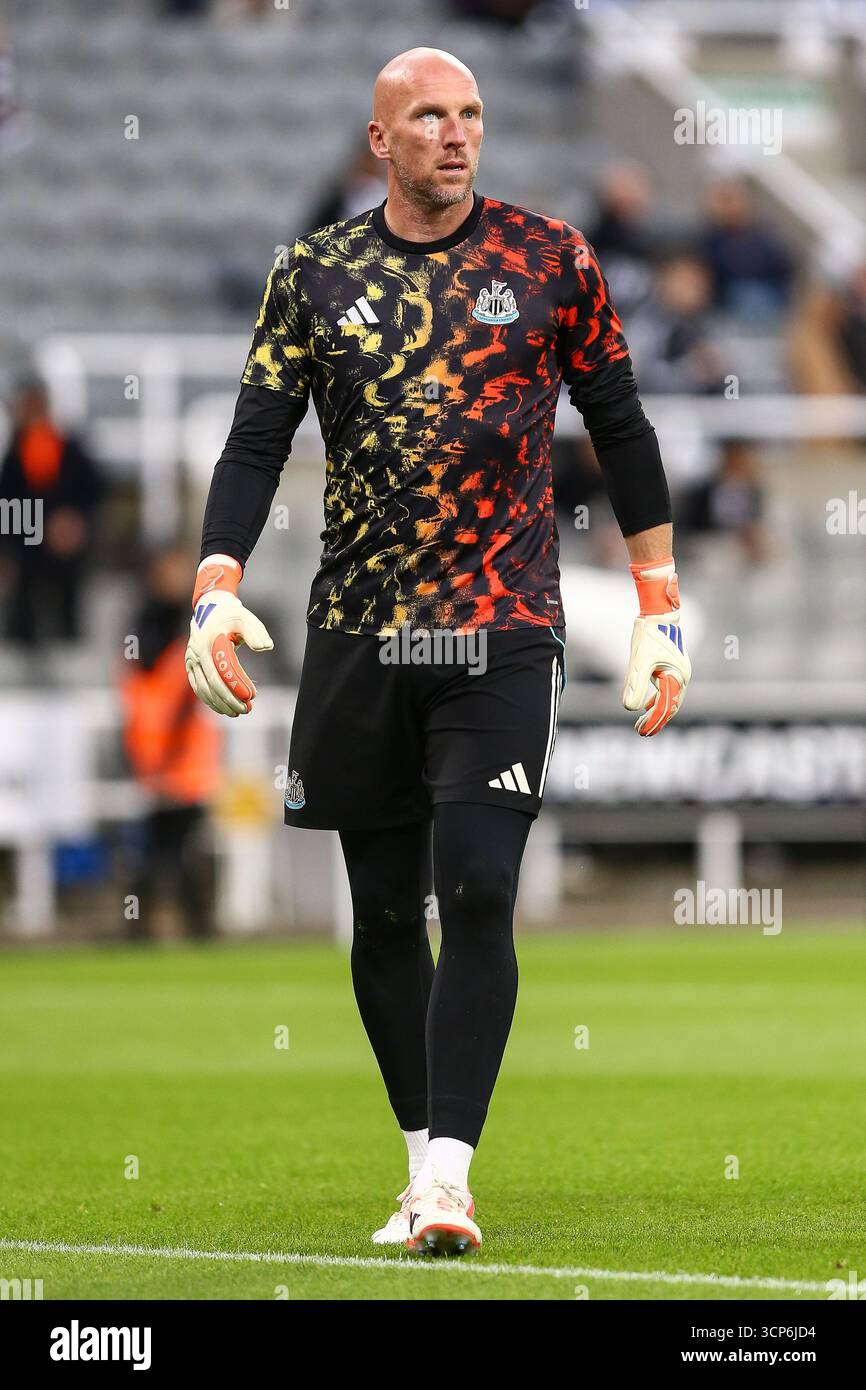 J Ruddy John Ruddy of Newcastle United prior to the Carabao Cup Third Round ...