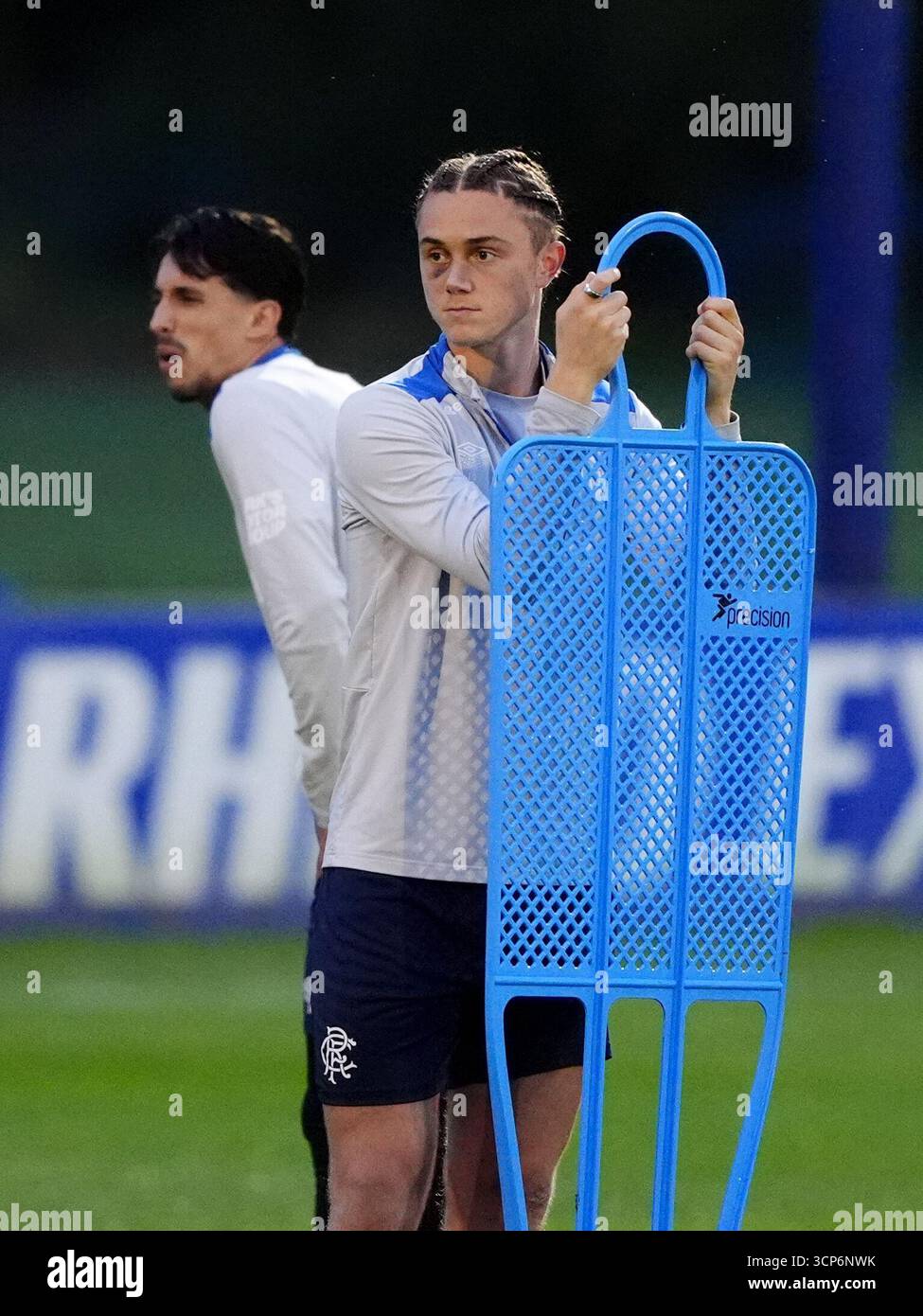 Rangers' Thelo Aasgaard during a training session at the Rangers ...