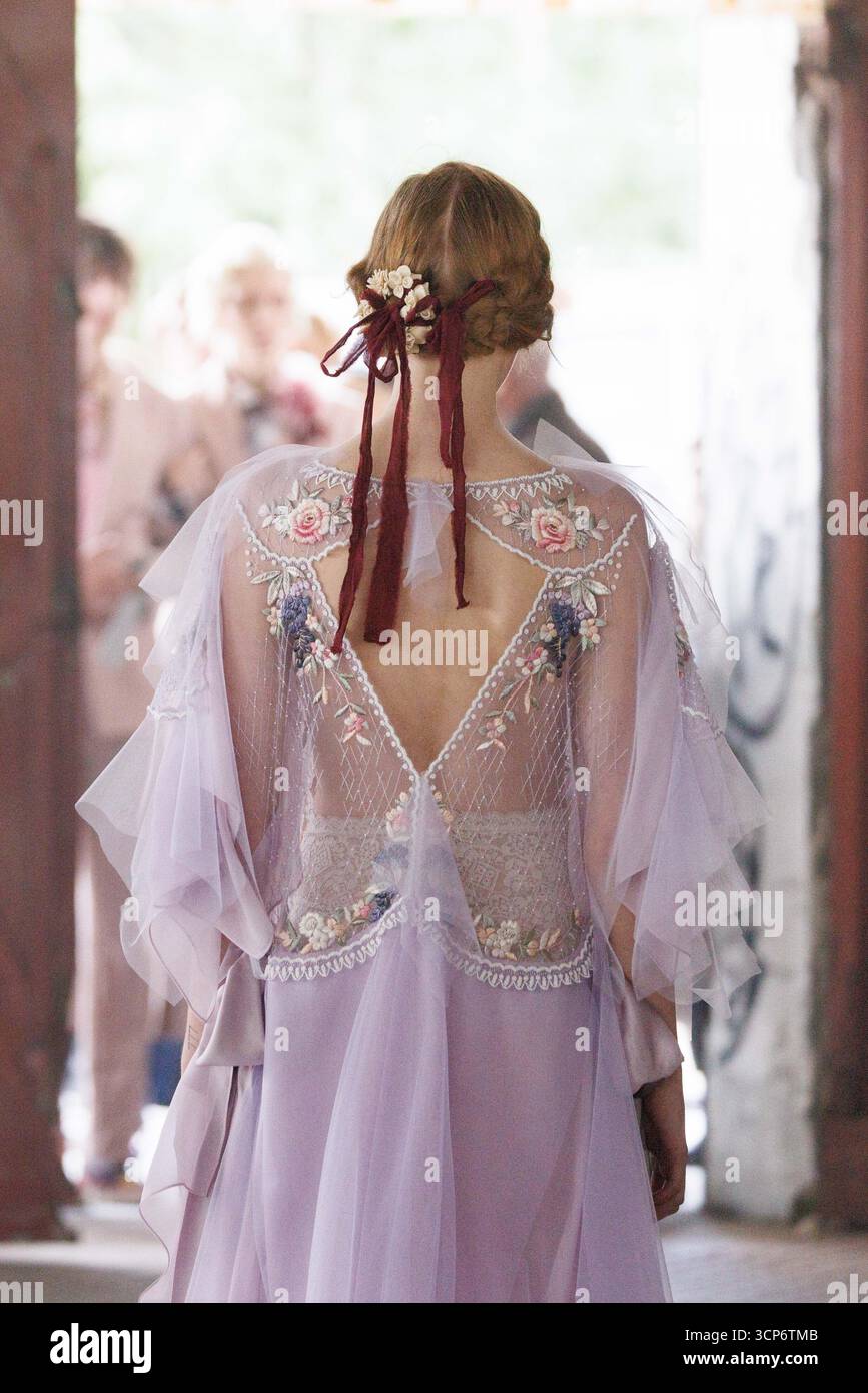 A model walks the runway at the Antonio Marras fashion show during the ...