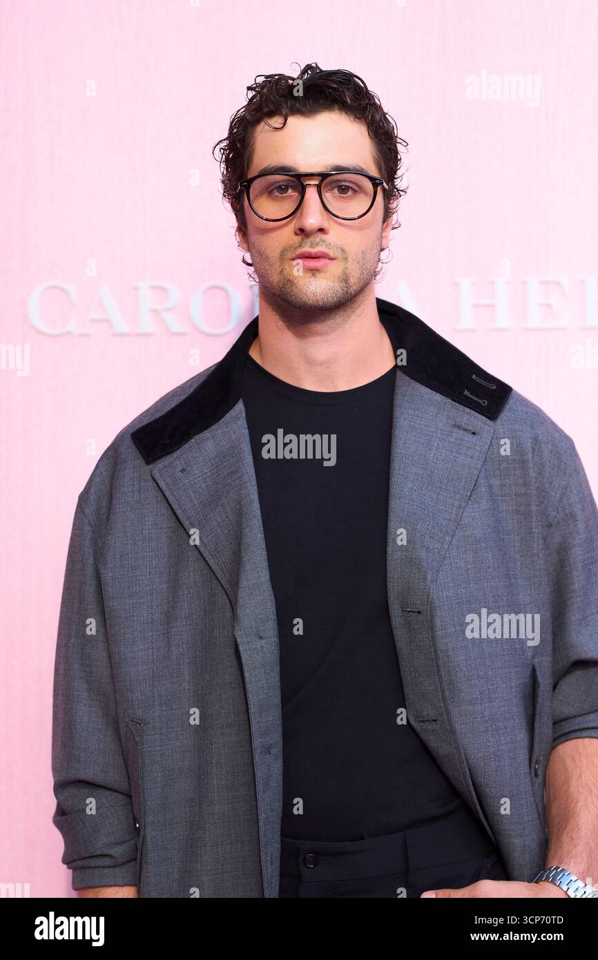 Agustín Della Corte attends Carolina Herrera's Spring-Summer 2026 ...