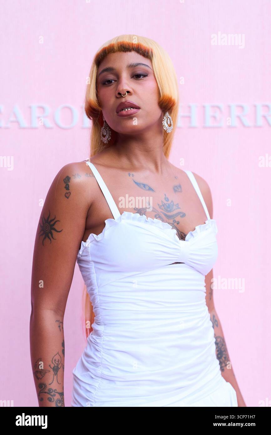 Tokischa attends Carolina Herrera's SpringSummer 2026 collection at