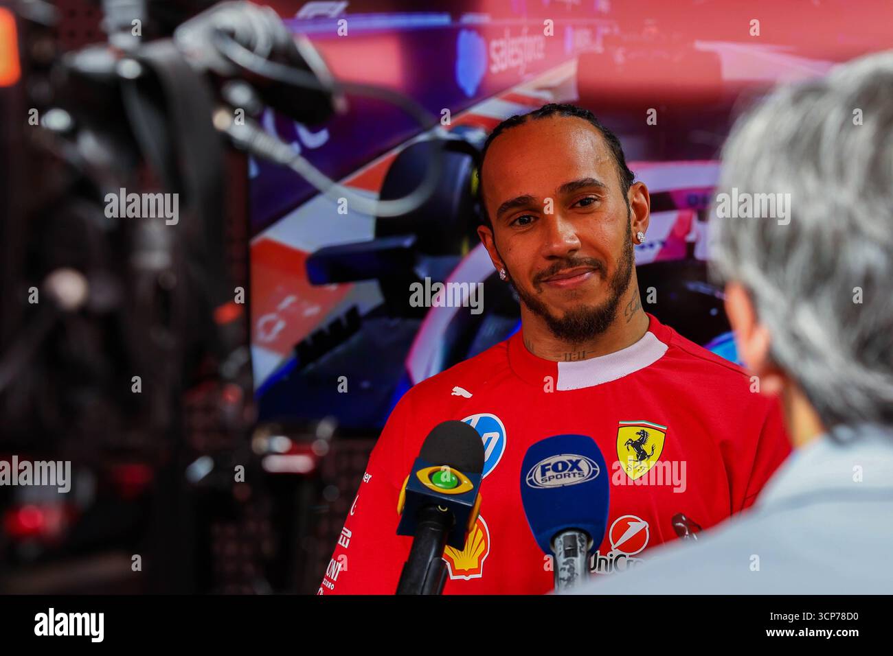 Monaco GP, Monte Carlo, F1 2025 on 25-05-2025 - Formula 1 Lewis Hamilton driver for Ferrari - Credit should be read: Gianluigi Paolucci Stock Photo