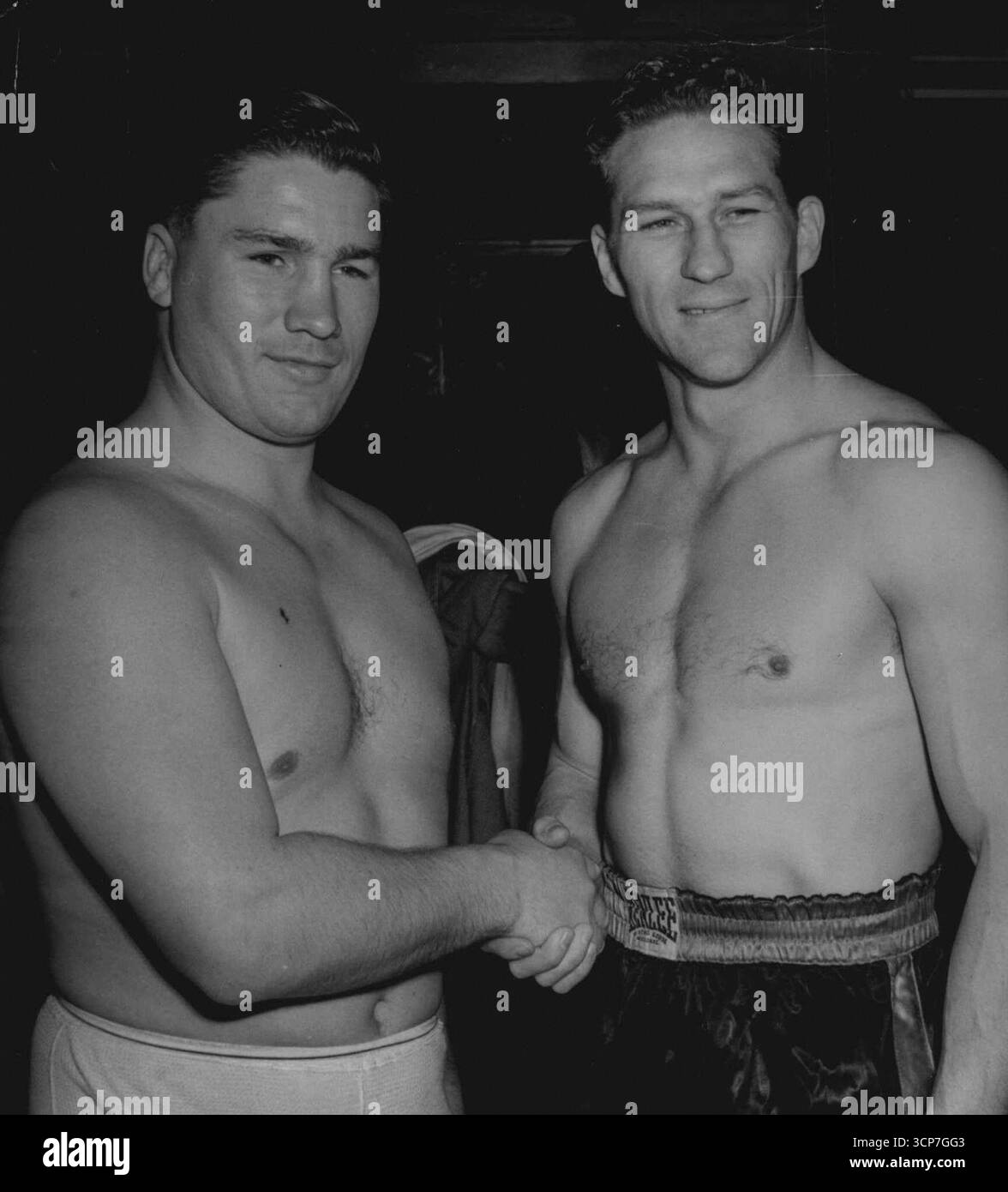 Boxer weigh in black and white hi-res stock photography and images - Alamy