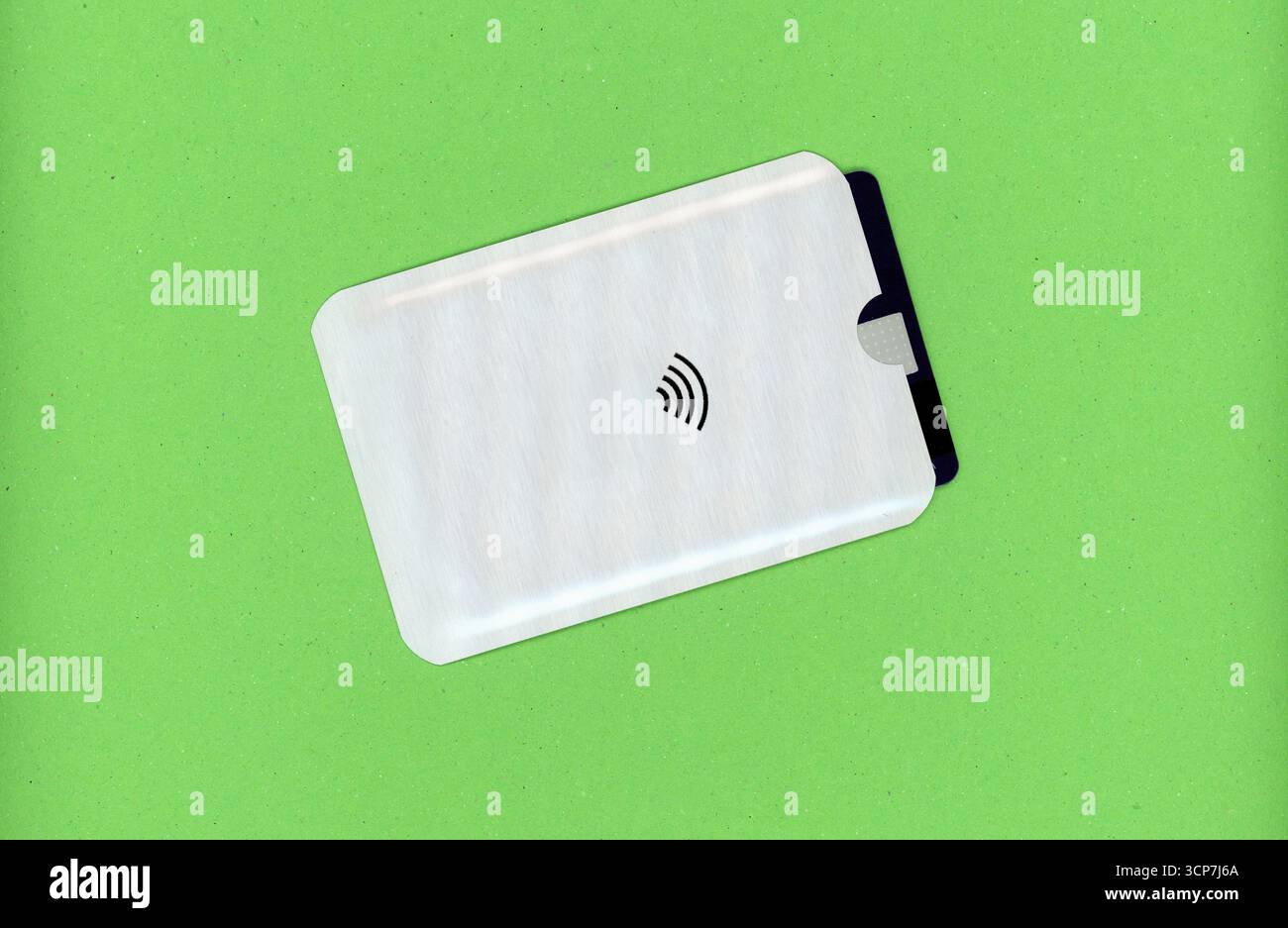 RFID protection blocking card sleeve faraday cage Stock Photo - Alamy
