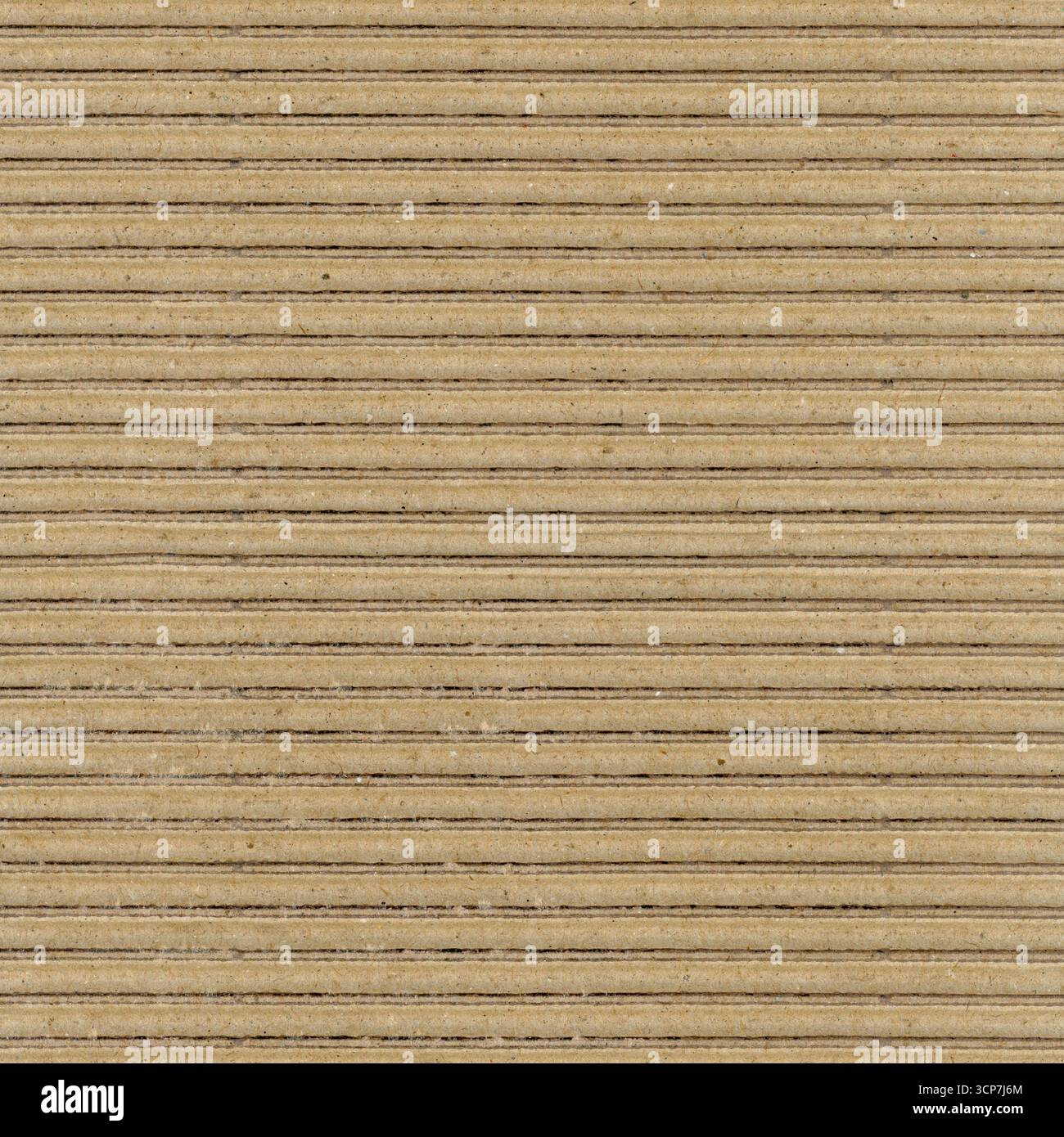 brown corrugated cardboard texture useful as a background Stock Photo