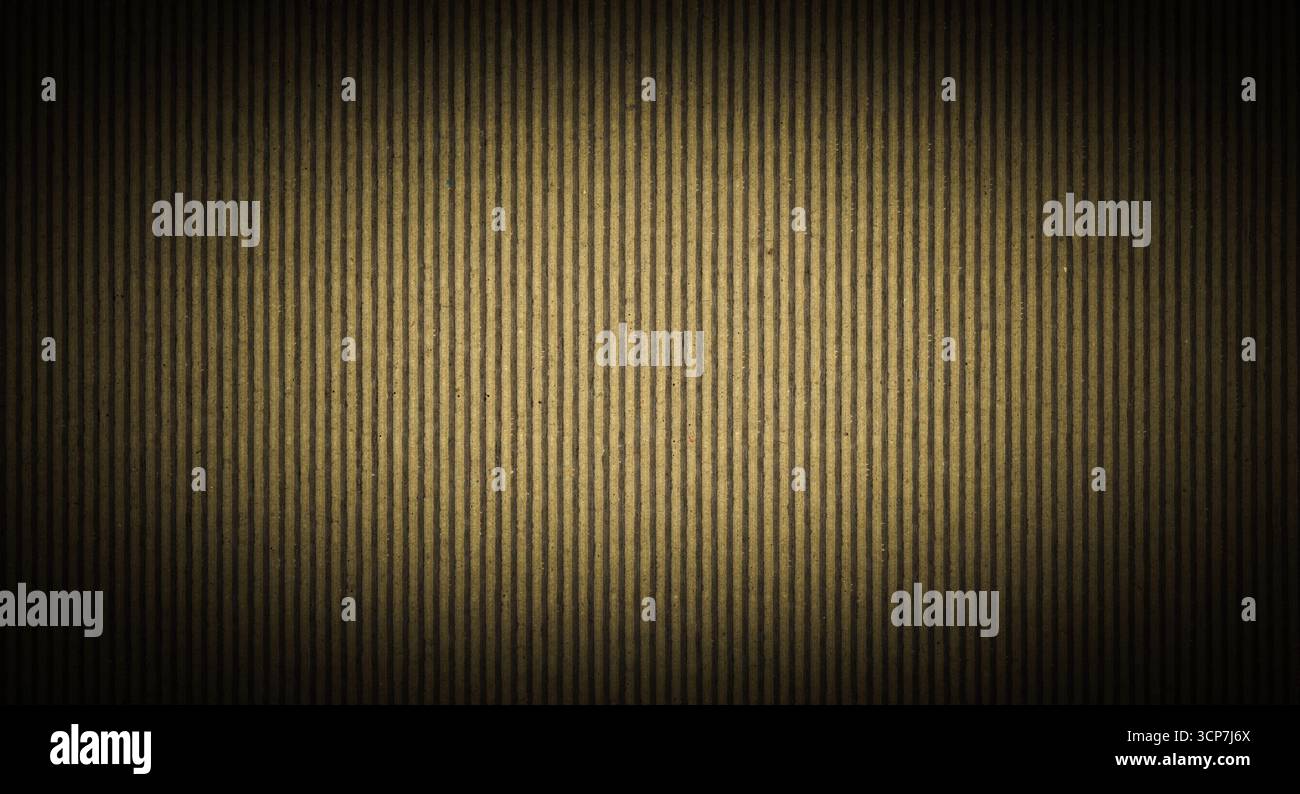 brown corrugated cardboard texture useful as a background Stock Photo