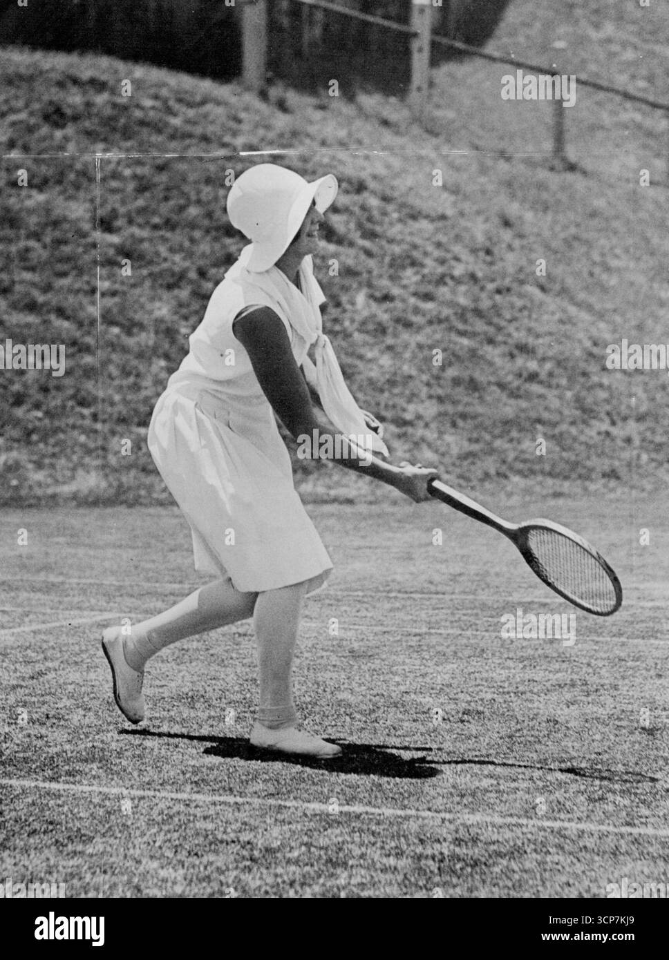 Photo Ancienne – Joueurs De Tennis Jack Soutar & Jay Gould – USA 1925