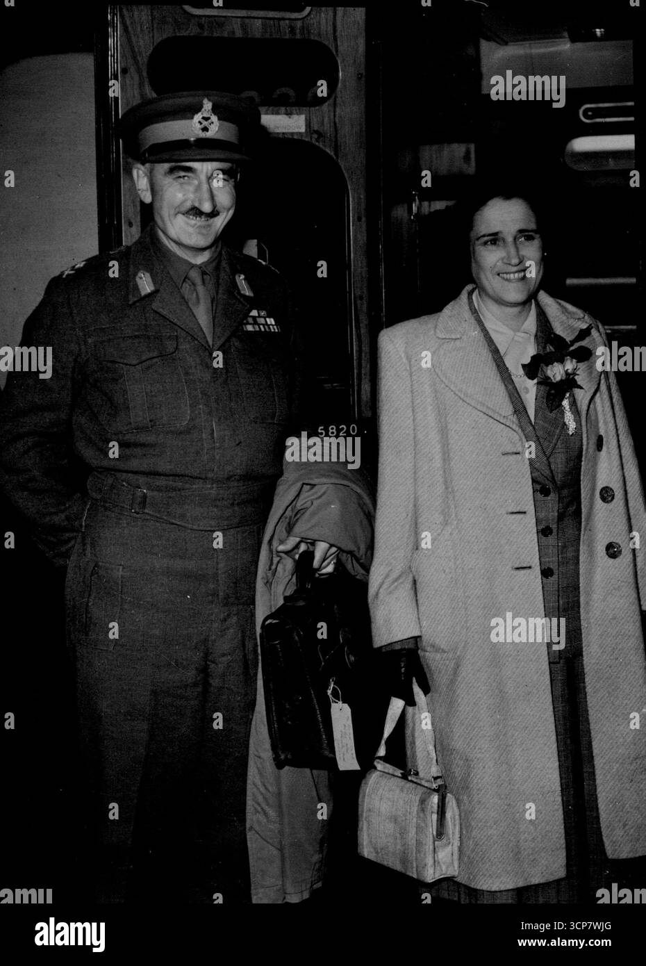 Major General Basil Coad, who commanded the 27th Brigade in Korea, with ...
