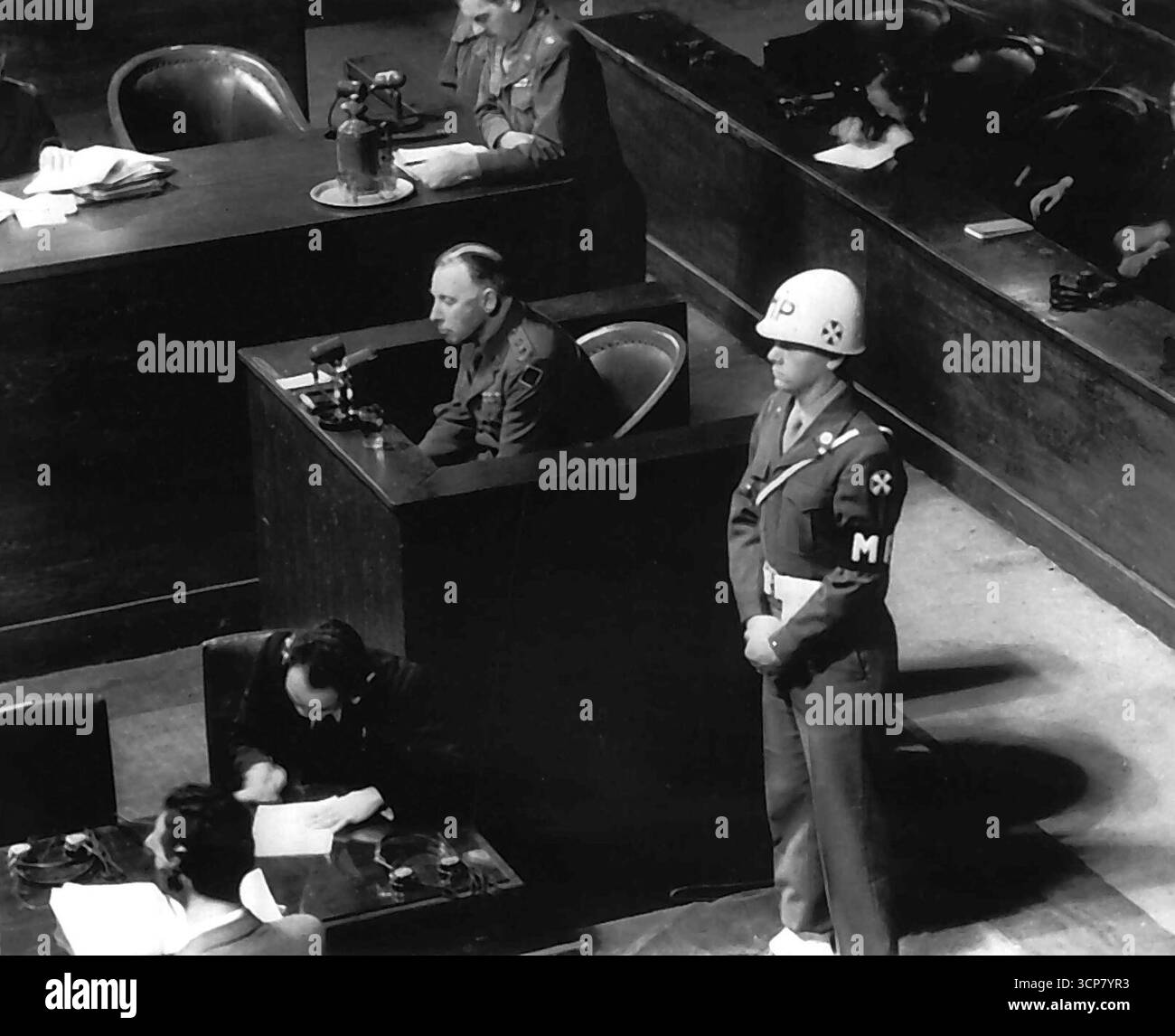 Testifies at war Crimes Trial - Albert E. Coates, former Lt.Col ...