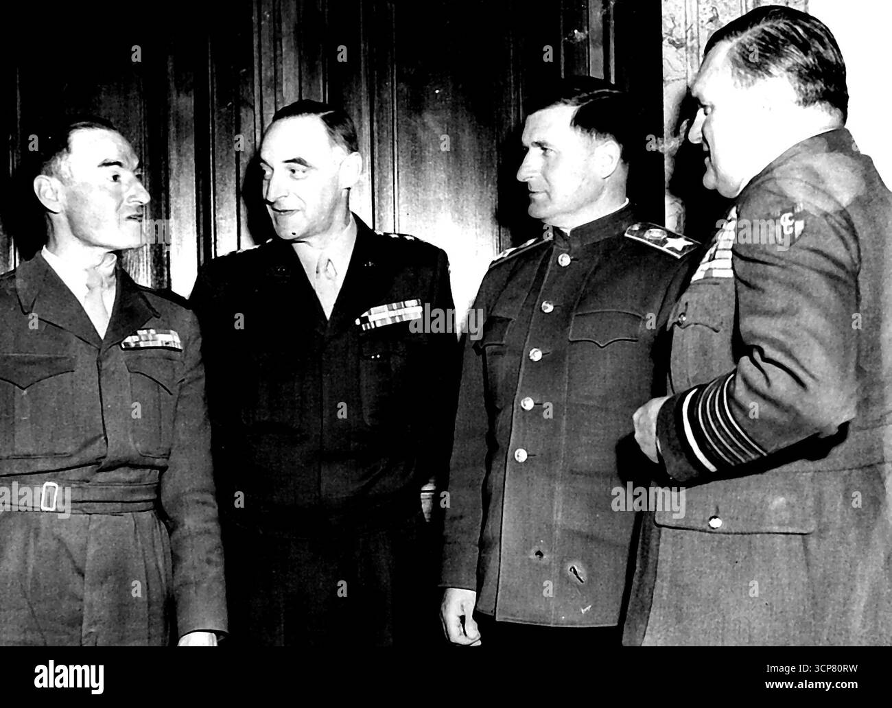 Berlin's Big Four Allied Control Council Meets In Berlin Occupied ...