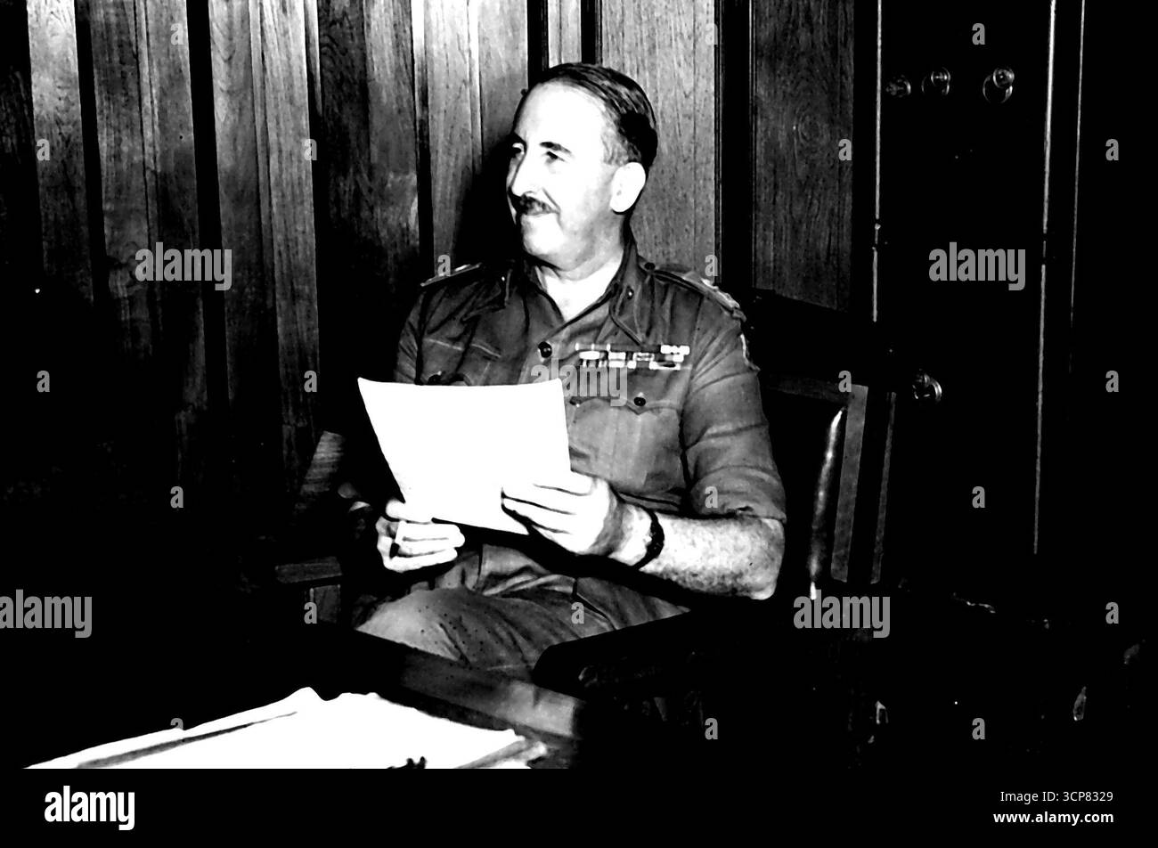 Commander of the northern command Black and White Stock Photos & Images ...