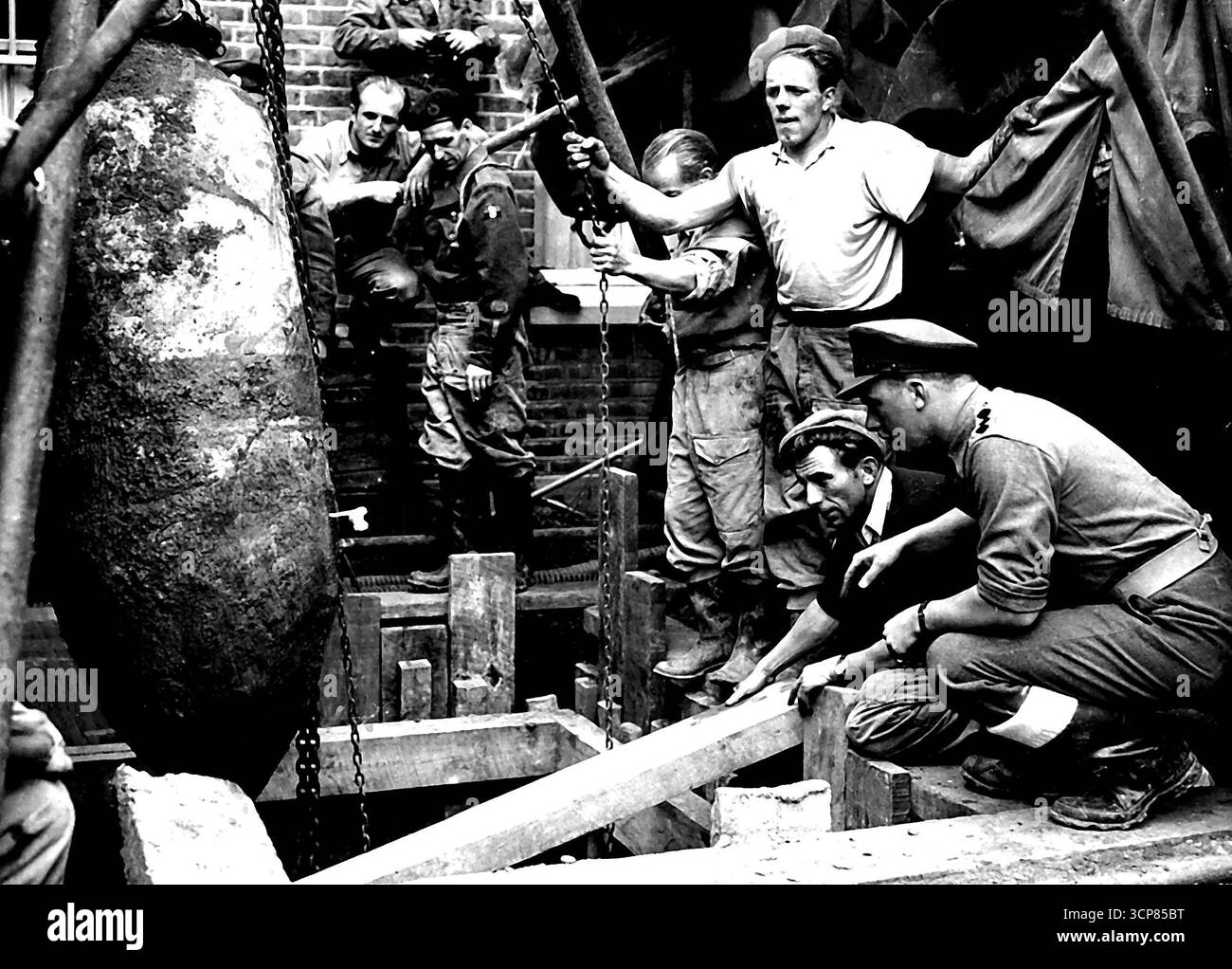 Bomb exploded last night Black and White Stock Photos & Images - Alamy
