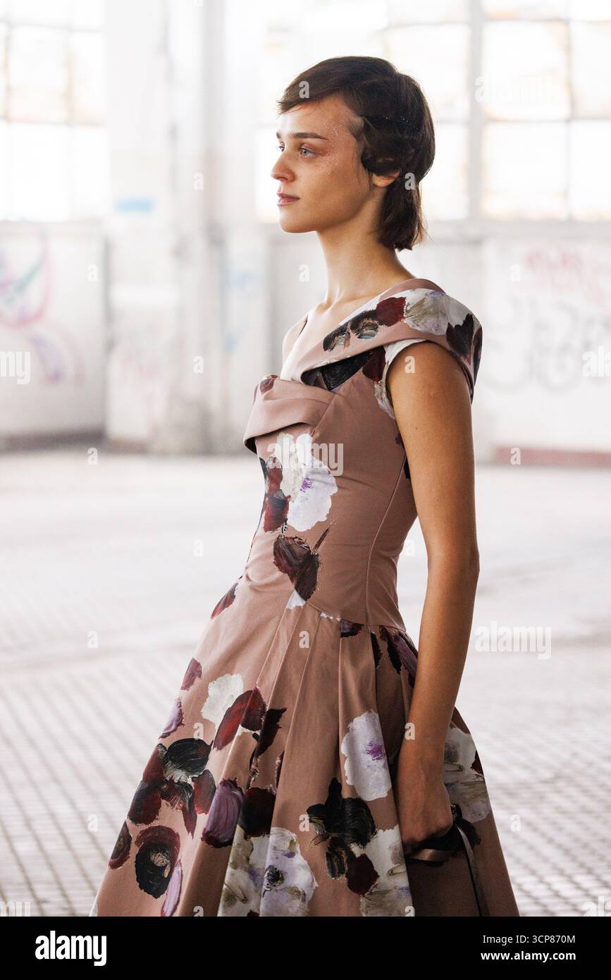 A model walks the runway at the Antonio Marras fashion show during the ...