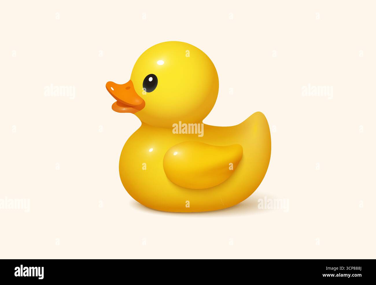 3d duck rubber yellow bathroom toy element side view. Yellow duck 3d ...