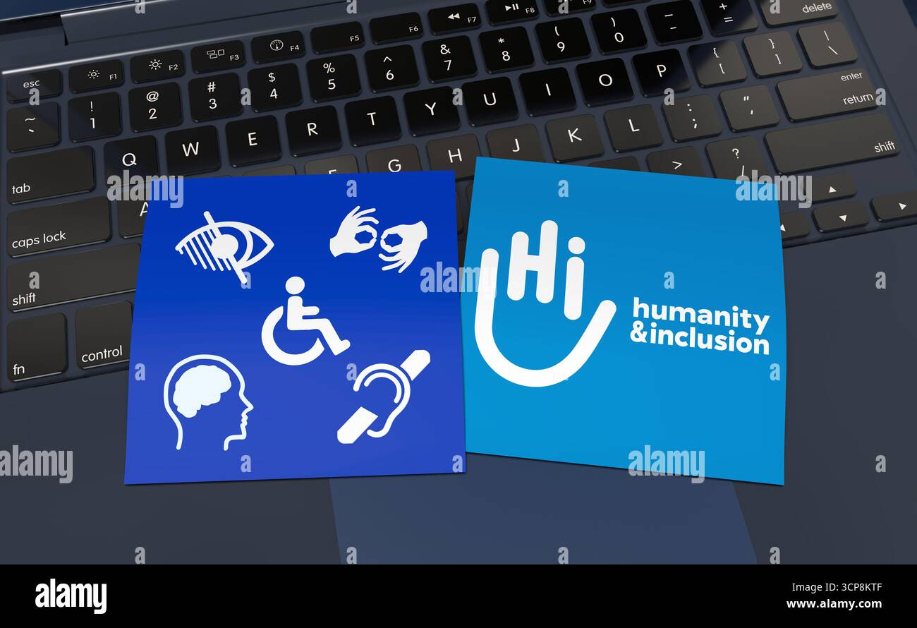 Disabled, Disability Signs, Icons are Visual Presentation Stock Photo ...