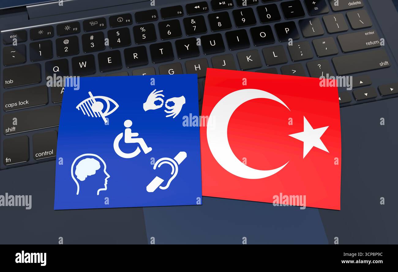 Disabled, Disability Signs, Icons are Visual Presentation Stock Photo ...