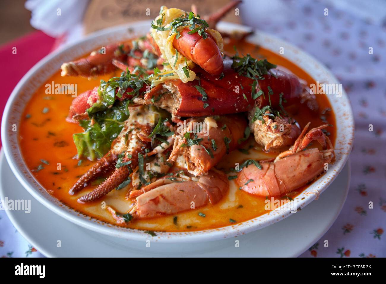 A steaming bowl of Chupe de Camarones, Peru’s iconic shrimp chowder ...